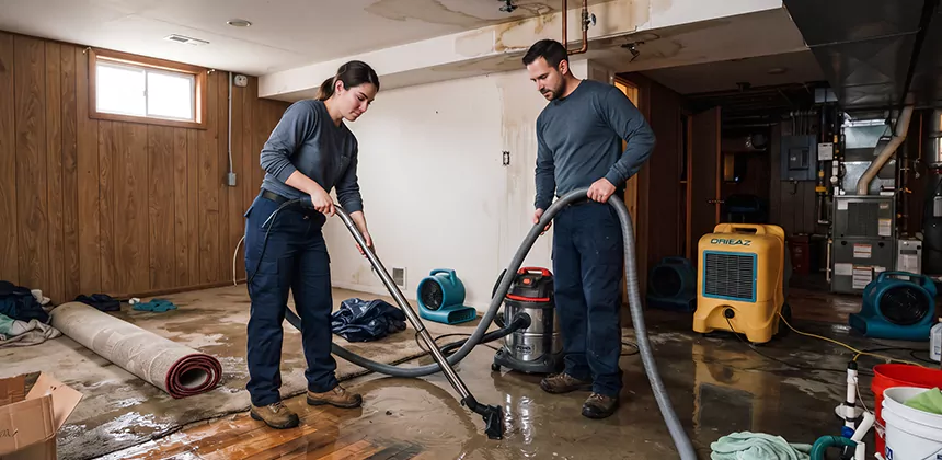 Frozen Pipe Burst Cleanup in San Dimas