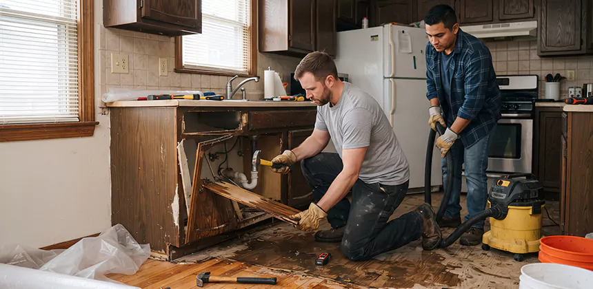 Repairing Water Damaged MDF Cabinets in San Dimas
