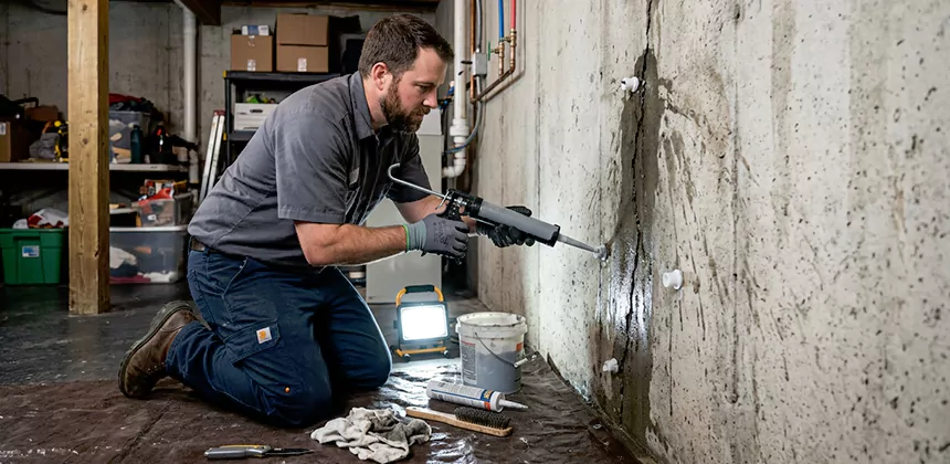 Basement Leak Repair From Inside in San Dimas