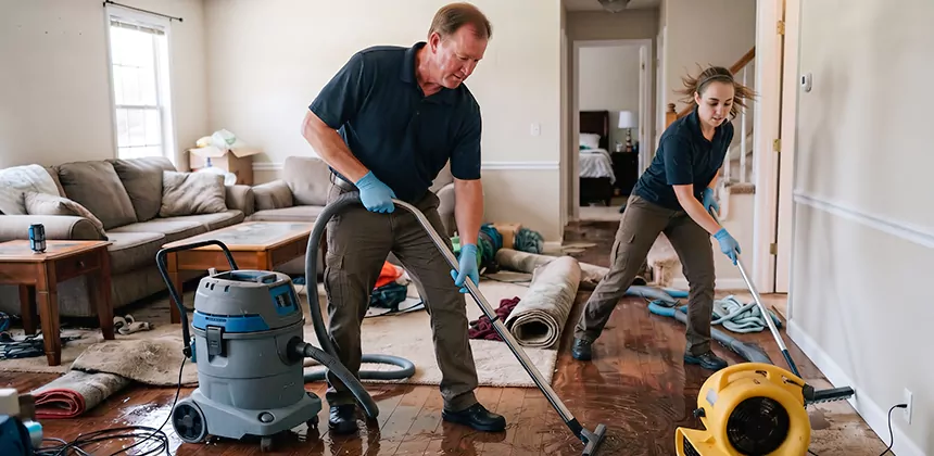 Hidden Leak Clean Up in San Dimas