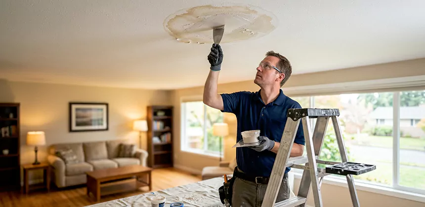 Ceiling Water Stain Repair in San Dimas